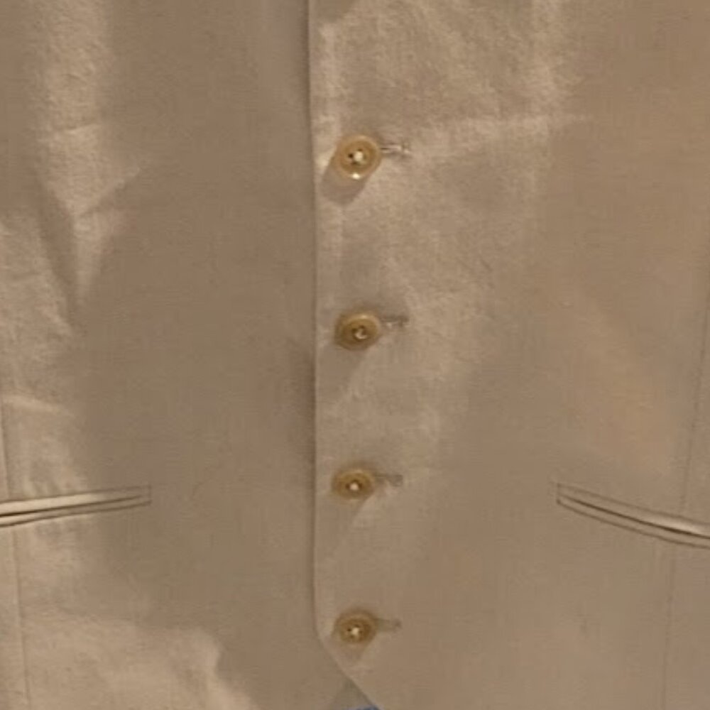 Joseph Abboud Men's cream-colored vest